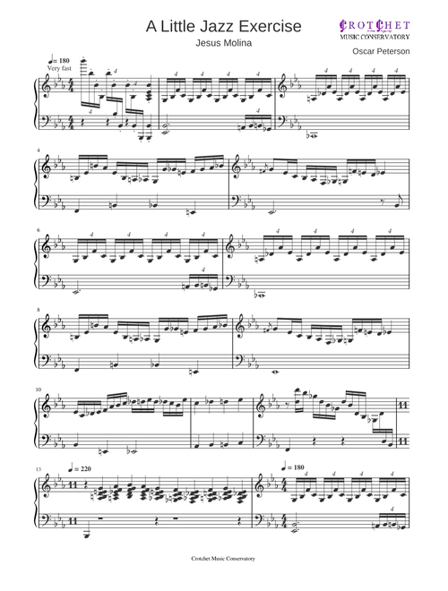 Oscar Peterson - A Little Jazz Exercise (Jesus Molina)