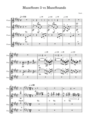 Liszt - Mephisto Waltz No. 1 Sheet music for Piano (Solo Liszt - Mephisto Waltz No. 1 Sheet music for Piano (Solo