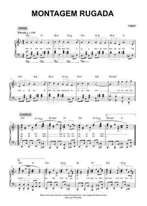 Montogem Rugada Play Official version of MONTAGEM RUGADA Sheet Music by cape for Piano ...