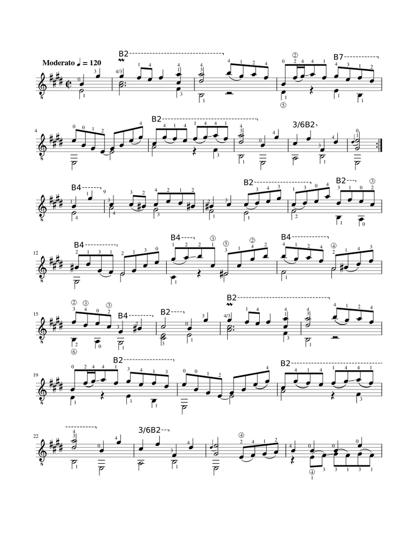 Violin Partita No.3 in E major, BWV 1006 - Johann Sebastian Bach Sheet ...