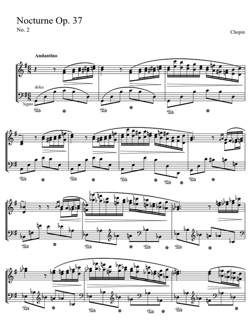 Chopin's Op. 37 No. 2 - Nocturne in G Major