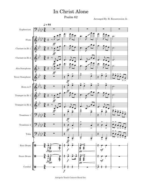 In Christ Alone - Concert Band (Euphonium Solo)