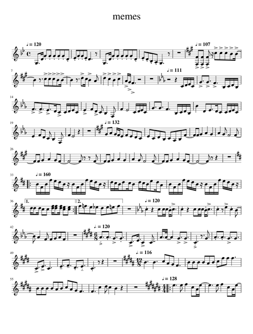 Memes for Clarinet