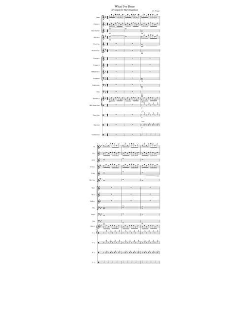 What i've done – Linkin Park Marching Band Arrangement
