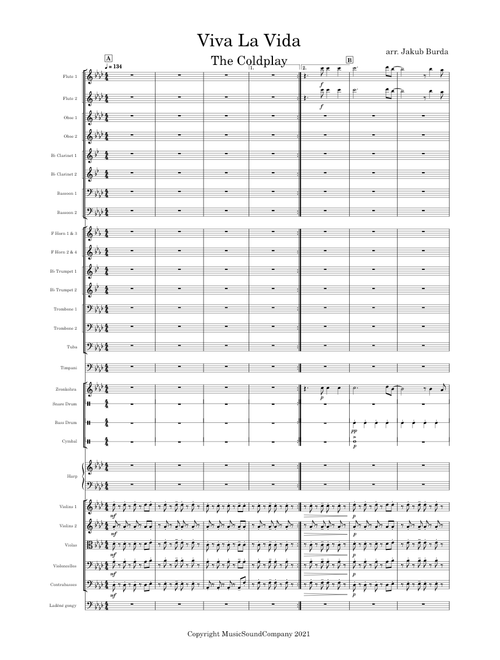 Viva La Vida - ColdPlay arr. Jakub Burda