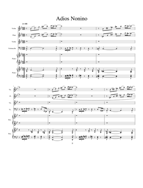 Adiós nonino - Astor Piazzolla
