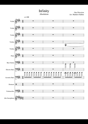 INFINITY by CARLIT0CHURRIT0 Sheet Music for Saxophone alto, Saxophone ...