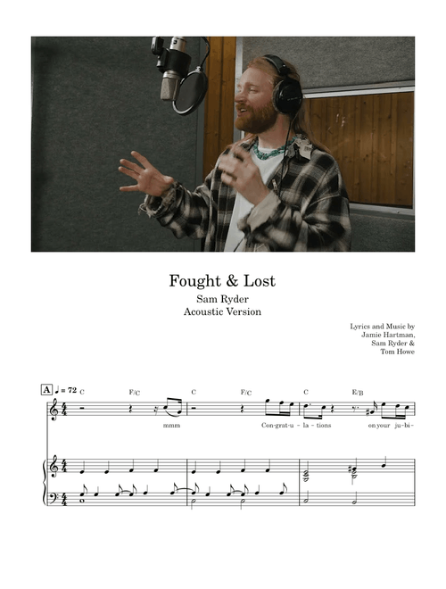 Fought & Lost [Acoustic] - Sam Ryder