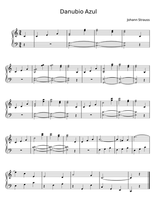 En El Bello Danubio Azul - Johann Strauss II.