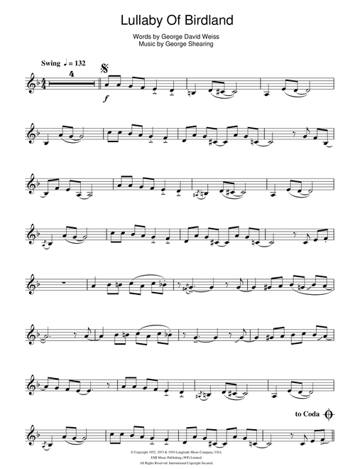 Lullaby Of Birdland - Ella Fitzgerald (Trumpet Solo)