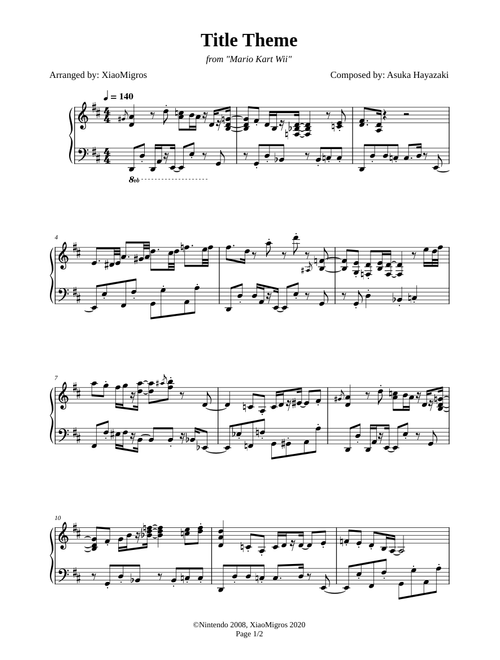 Title Theme - Mario Kart Wii