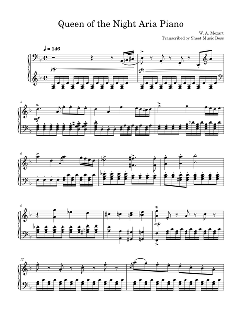 Queen Of The Night Aria – Wolfgang Amadeus Mozart