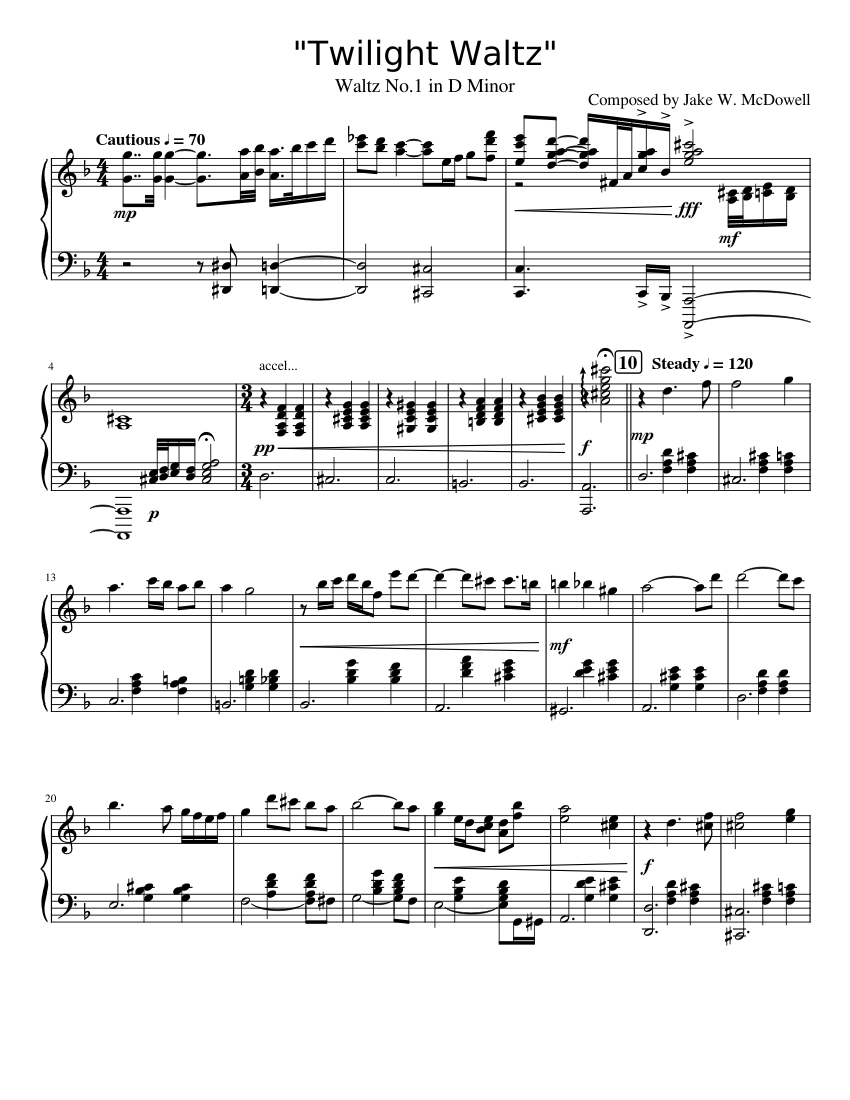 Twilight - The Score: Easy Piano Solo: Burwell, Carter