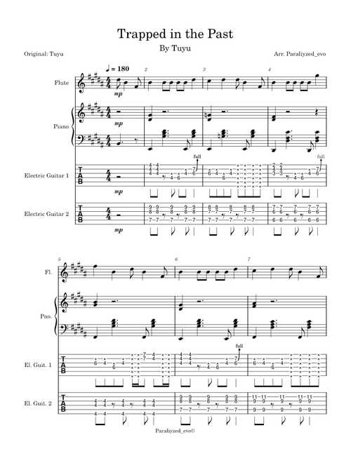 Trapped In The Past – TUYU TUYU - Trapped in the Past Arr. Paraliyzed_evo