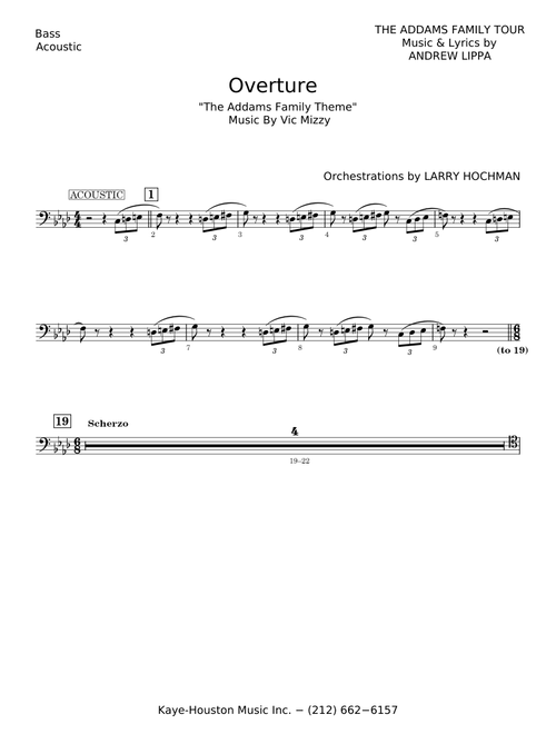 The Addams Family Overture - Andrew Lippa