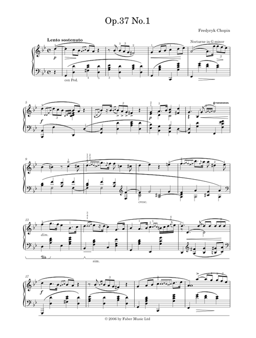 Nocturne in G Minor, Op. 15 No. 3 - Frédéric Chopin (Solo)