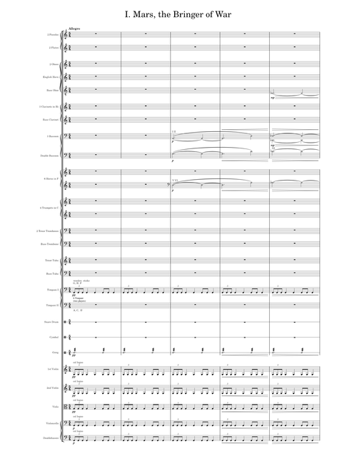 I. Mars, the Bringer of War – Gustav Holst