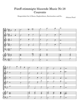 Free Johann Christoph Pezel sheet music | Download PDF or print on