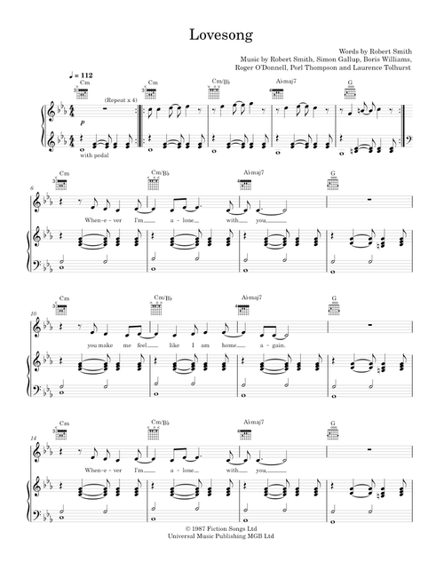 Lovesong - Adele (Piano-Voice)