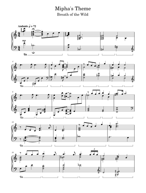 Reunion: Mipha (Mipha's theme) – Iwata, Yasuaki; Kataoka, Manaka; Wakai, Hajime