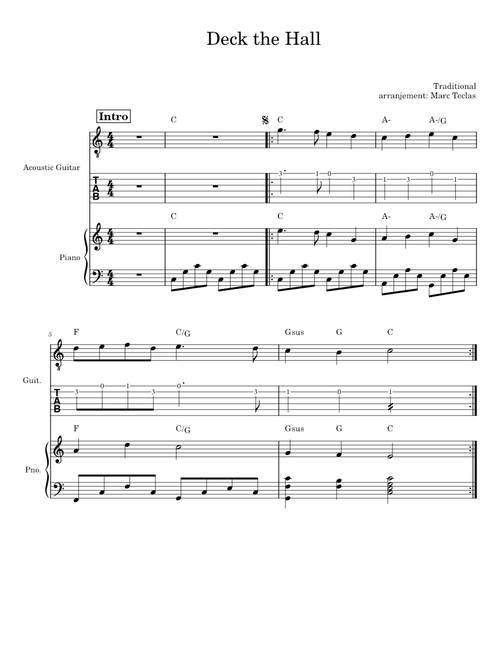 Deck the halls – Misc Christmas