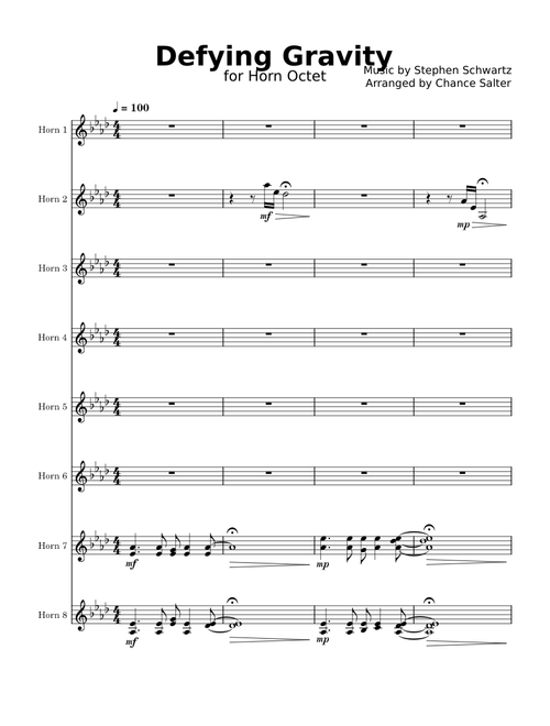 Defying Gravity for Horn Octet