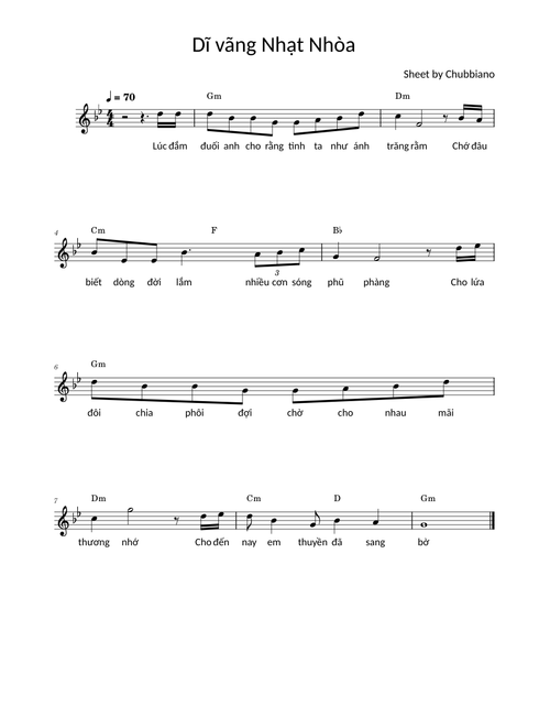 Dĩ vãng Nhạt Nhòa – Khúc Lan