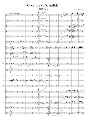 Overture to Candide for Symphonic Band UPDATED SCORE & AUDIO Sheet