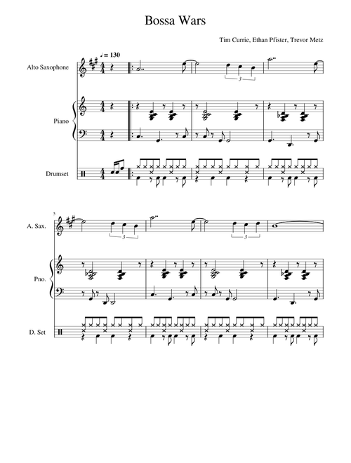 Bossa Wars (With Solo Section)