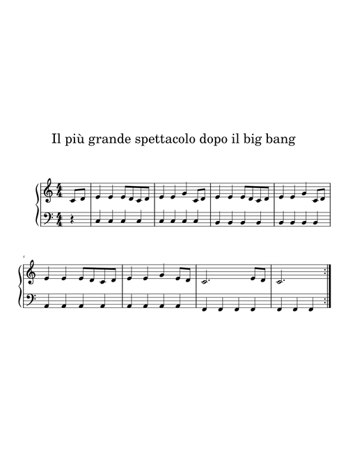 Il piu grande spettacolo dopo il big bang – Jovanotti Il piu grande spettacolo dopo il big bang - Easy
