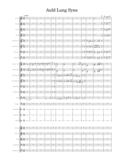 Auld lang syne – Misc Traditional Auld Lang Syne