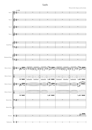 Layla (Unplugged) – Eric Clapton Sheet Music and Tab with Chords for ...