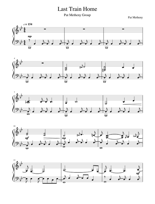 Last Train Home - Pat Metheny Band