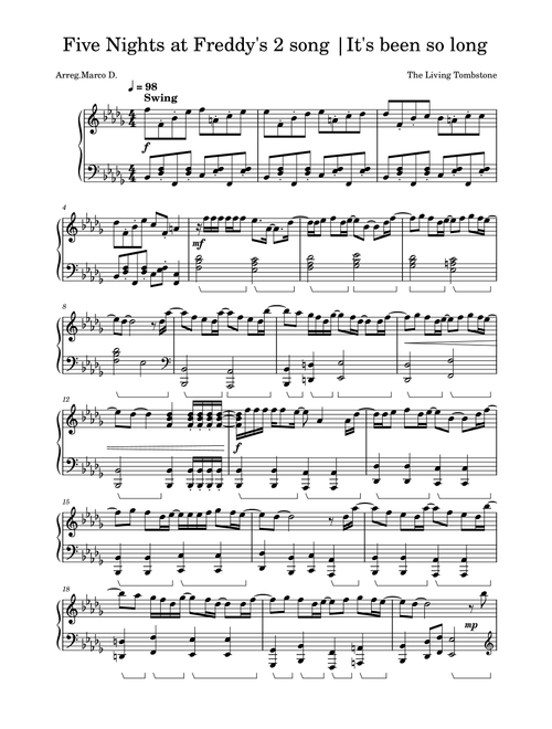 It's Been So Long (Arr. Marco D.) - Yoav Landau (Piano Solo)