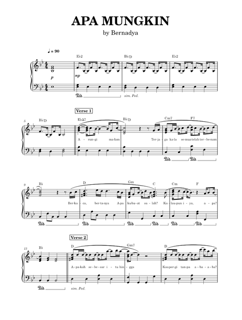 Apa Mungkin - Bernadya