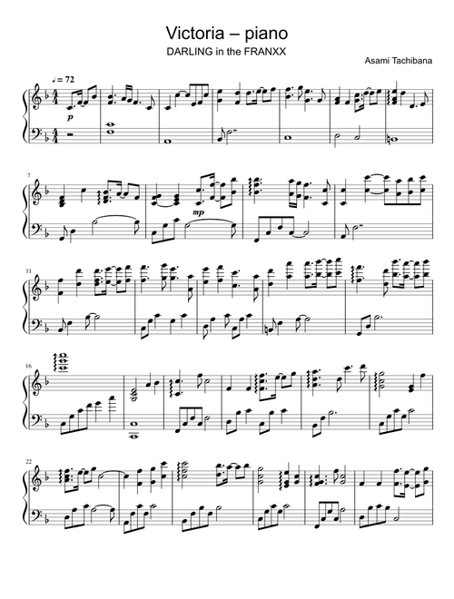Victoria – piano