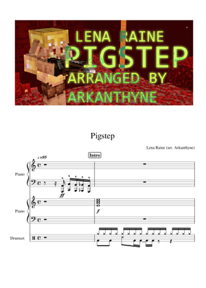 Play Official version of Pigstep Sheet Music by Lena Raine for Piano ...