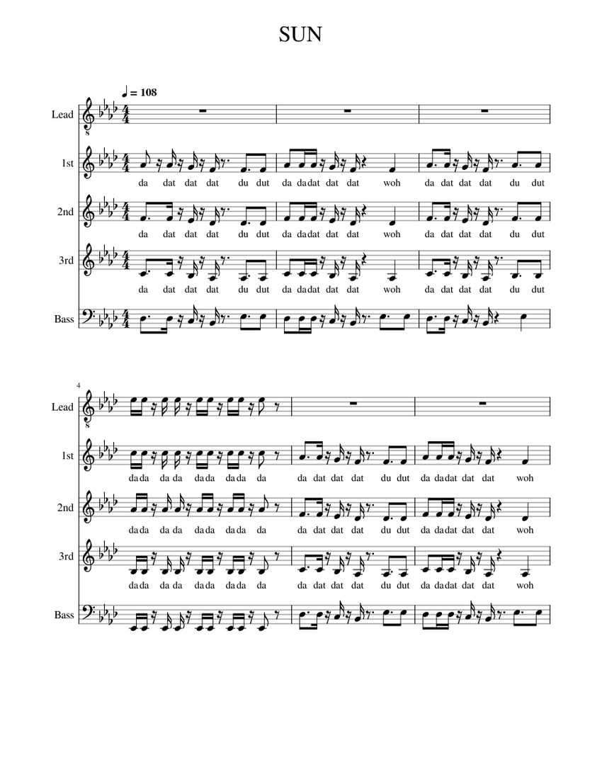 星野源SUN Sheet music for Piano (Mixed Quintet) | Musescore.com 星野源SUN Sheet music for Piano (Mixed Quintet) | Musescore.com