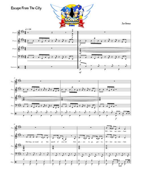 Escape from the city – Jun Senoue Escape from the city – Sonic Generation