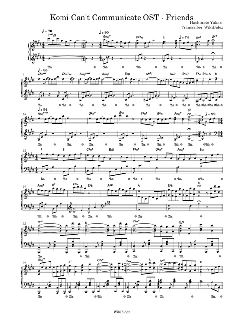 Komi Can't Communicate OST - Friends