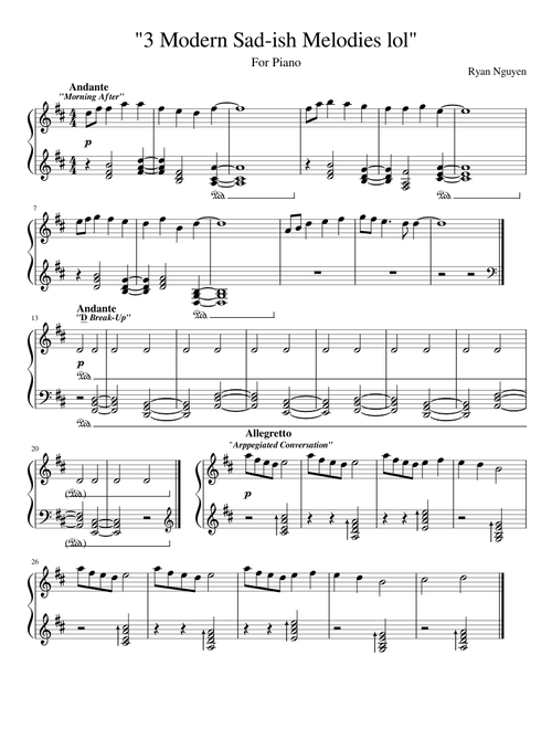 Just about every sad pop song