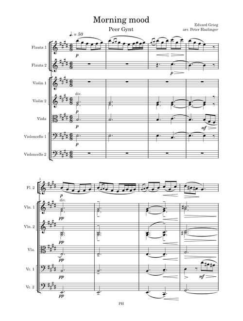 Morning Mood from Peer Gynt Suite No. 1 – Edvard Grieg