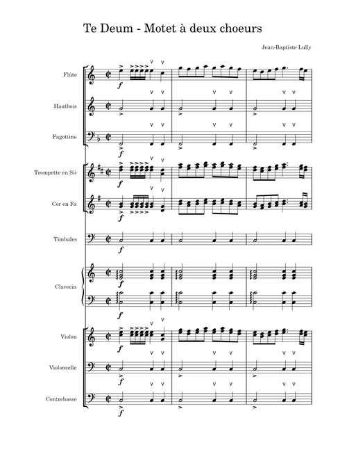 Te Deum, LWV 55 – Lully, Jean-Baptiste