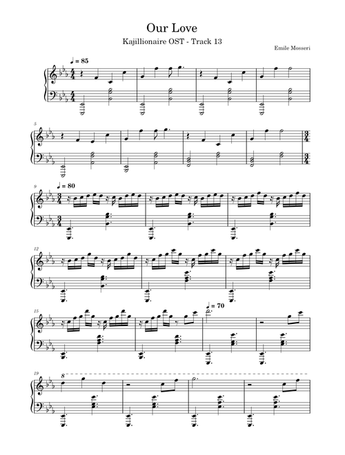 Our Love – Emile Mosseri