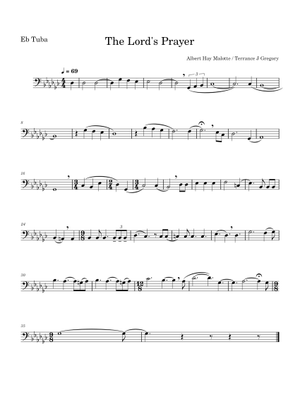 Play Official version of The Lord's Prayer Sheet Music by Albert H ...