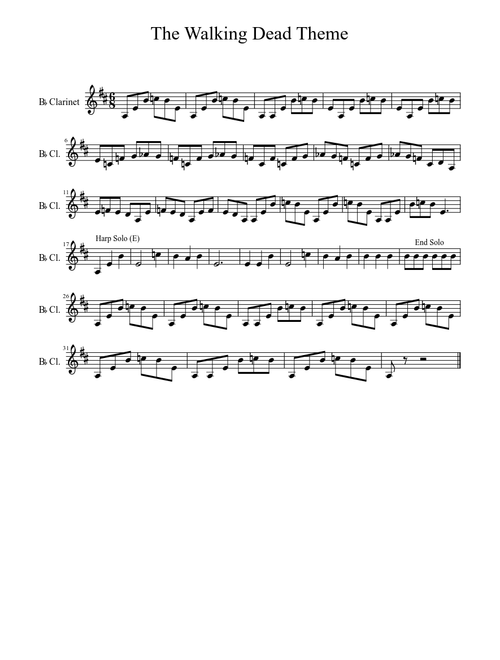 The Walking Dead Theme