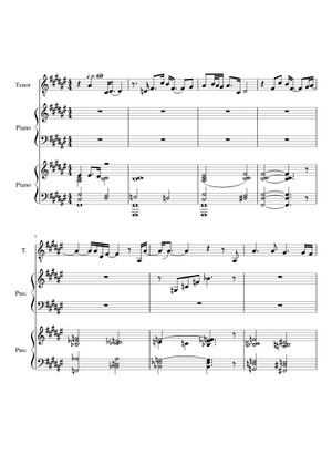You and I (Jacob Collier version) Simplified Sheet Music for Piano