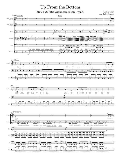 Up From the Bottom – Linkin Park (Drop C)