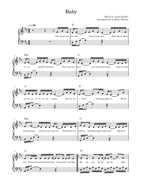 Baby – Justin Bieber