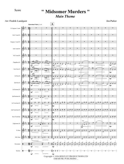 Midsomer Murders (main Title/cues) (Arr. Fredrik Lundquist) - Jim Parker (Brass Band)